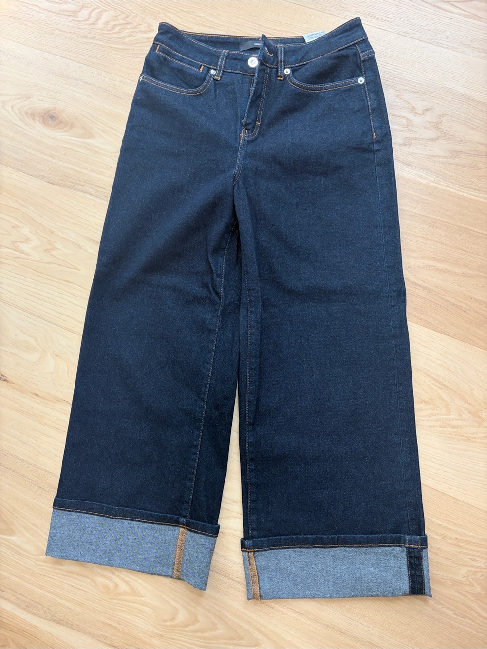 Wide Leg Dark Indigo Women’s Jeans